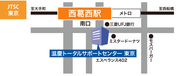 地図 JTSC東京